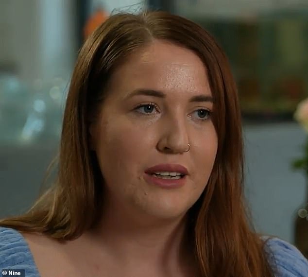 Another Brisbane mother, Eden (pictured), only lightly inhaled the sheets, but was found to have an inflamed heart and lungs from inhaling the smell of the sheets.