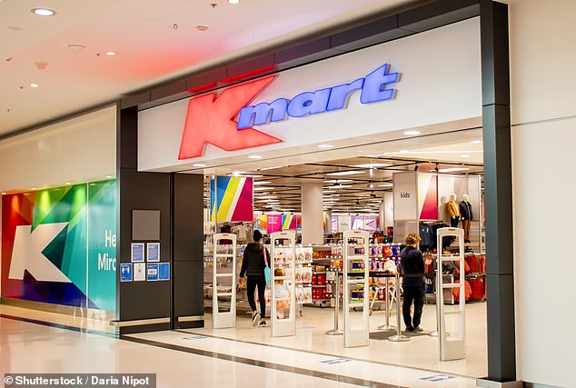 Kmart announced that it had launched a voluntary recall of the products and will offer full refunds to customers even if they had not experienced adverse effects (file image)