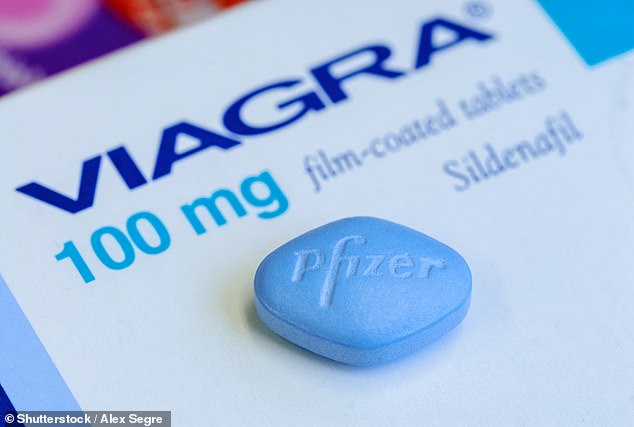 Taking Viagra (pictured) with a high-fat meal could cause an hour's delay in erections, Dr Hasan warned