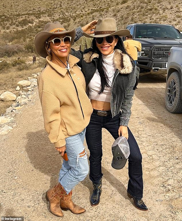 Her photo dump comes just days after she appeared to celebrate the Thanksgiving holiday with ex Tony Gonzalez's wife, October.