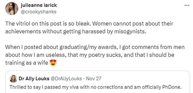 1733171080 479 Woman leaves the internet bitterly divided after sharing woke PhD