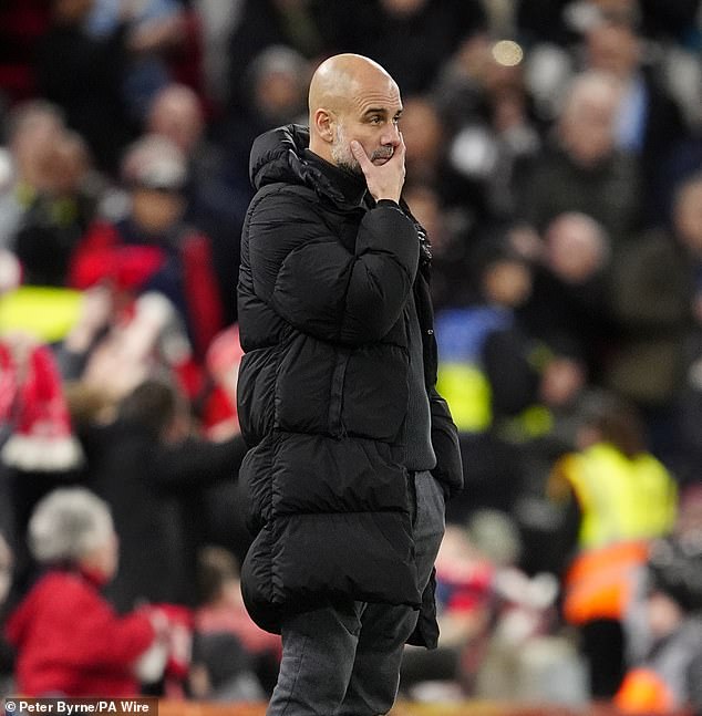 Pep Guardiola is under pressure as City have lost six of their last seven games in total