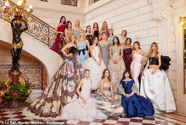 Spaht (left) joined Martin at Le Bal des Débutantes at the Shangri-La in Paris on Saturday, an annual gathering that invites young women from some of the prestigious (and wealthiest) families in Europe, Asia, Africa and the United States. United to make their debut in society