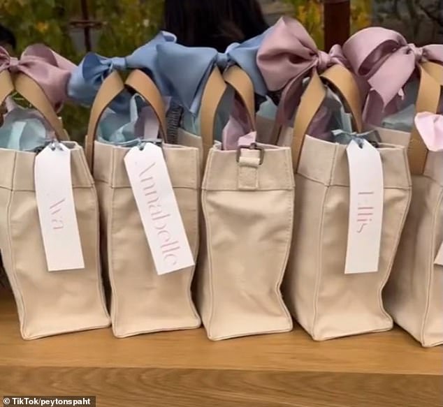 In another video recently posted on TikTok, she shared a few clips from her lavish eighteenth birthday party spent with her friends, including personalized gift bags for her friends.