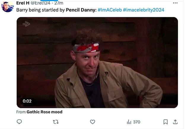 1733180555 546 Im A Celeb viewers brand Danny Jones dressed up in