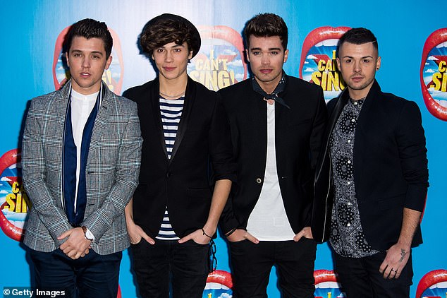 Union J in 2014 (LR) JJ Hamblett, George Shelley, Josh Cuthbert and Jaymi Hensley