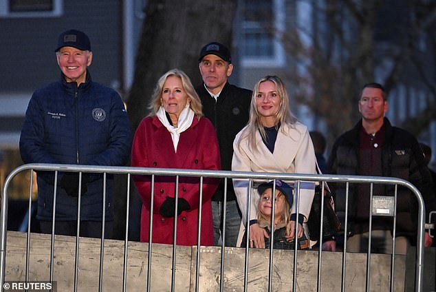 The Biden family, including Joe, Jill, Hunter, Melissa and Baby Beau, has been going to Nantucket for Thanksgiving for 49 years.