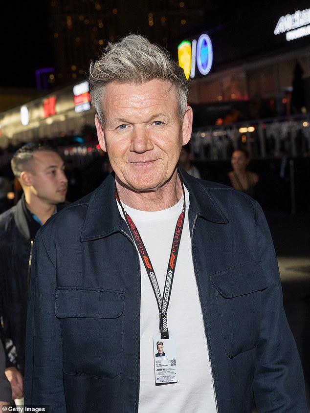 Celebrity chef Gordon Ramsay (seen at the F1 Grand Prix in Las Vegas in November) also admitted to having undergone a procedure to reduce the appearance of his wrinkles.