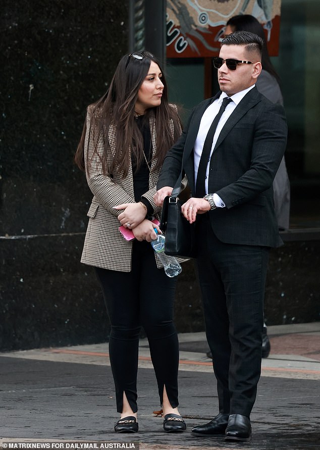 Loubna and Maurice Hawell outside a Sydney court earlier this year.