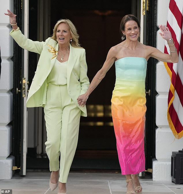 In an interview with Elle in 2023, Ashley (pictured with first lady Jill Biden in June 2024) explained how she envisioned the space as a 