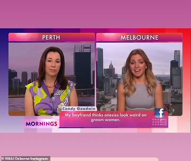 In a video shared on Instagram, Nikki opened up about her sex life during an appearance on breakfast show Nine Mornings.