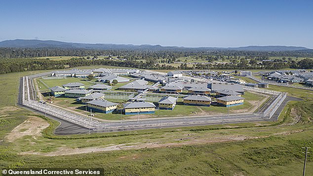 Griffith, who was sentenced to life in prison without parole for a period of 27 years in the Brisbane District Court on Friday for the most unimaginable crimes committed, has already spent a year in unit S3 within the Wolston Correctional Center (in the photo) while he was in preventive detention.