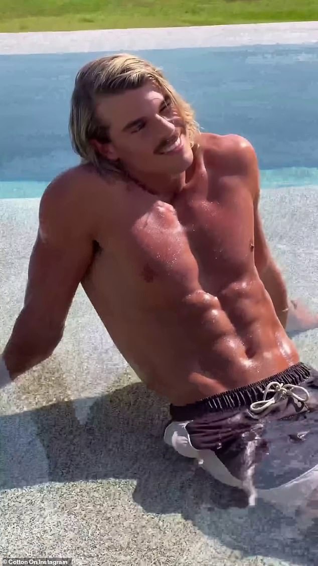 In the highlight video from the shoot, Bailey is seen smiling as photographers capture him in various outfits, as well as a good number of shirtless shots. At one point he saw the footballer coming out of a pool wearing a swimsuit from the brand.