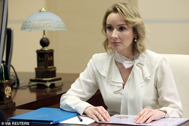 Malofeev married this year Maria Lvova-Belova (photo), a close ally of Putin who was wanted by the International Criminal Court for the alleged kidnapping of Ukrainian children