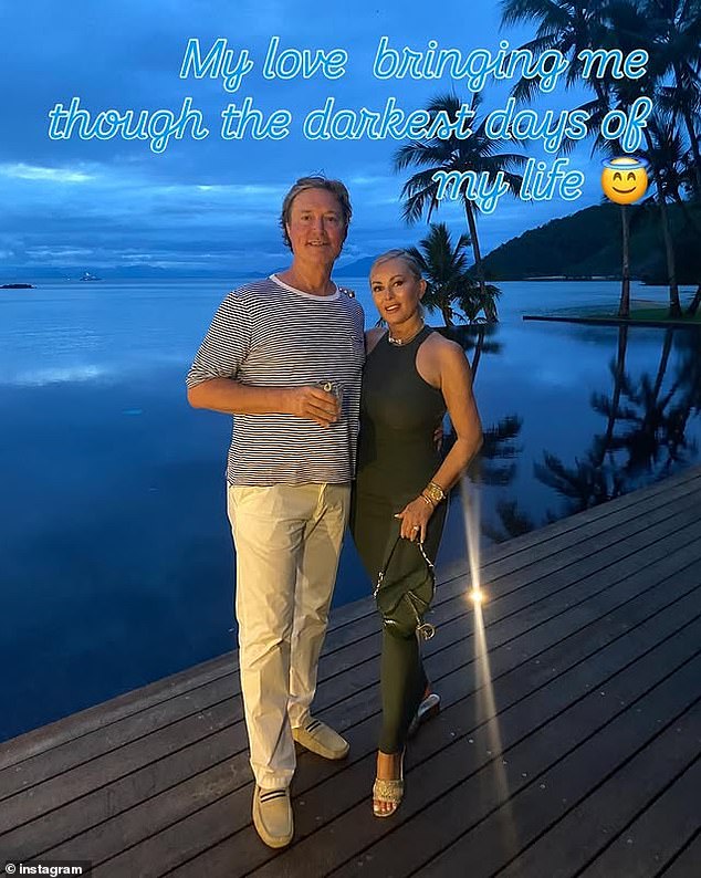 Late on Tuesday night, Amanda Lennon shared a snap of her holiday from Orpheus Island in northern Queensland.