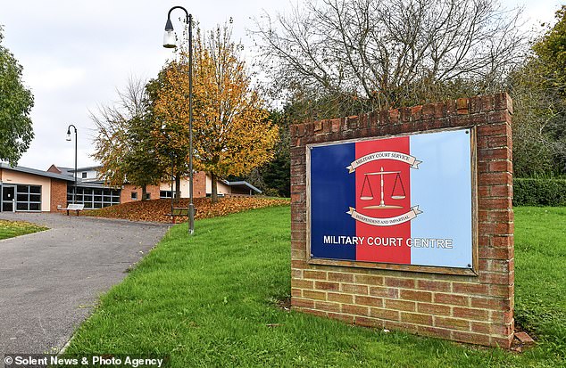 At Bulford Military Court, Lieutenant Humphries denied a charge of sexual assault by penetration, claiming the encounter was consensual.