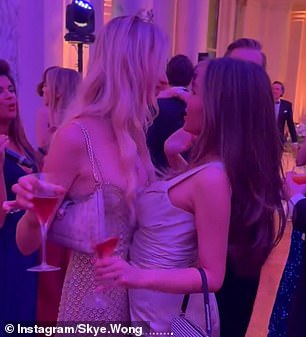 Footage shows that what was billed as a charity event to introduce young girls from some of the world's most prominent families to society was much less formal than previously thought.