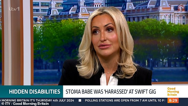 Holly appeared on Good Morning Britain in July to talk about hidden disabilities.