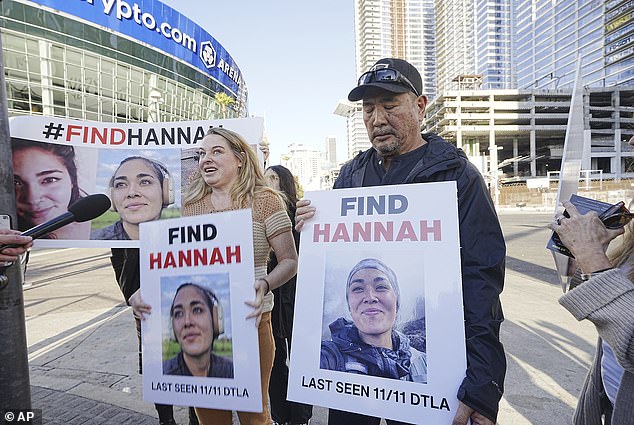 Kobayashi's father Ryan, 58, joined the search after the family believed she may have been kidnapped. After searching for her for thirteen days, Ryan was found dead on November 25 after jumping from a parking garage in Los Angeles.