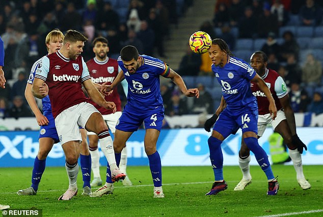 Niclas Fullkrug scored a goal in injury time, but it was too little too late for West Ham.