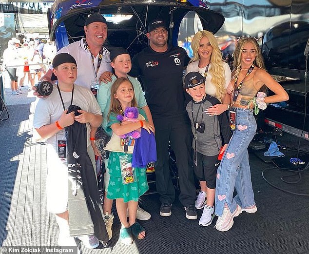 However, one of her youngest daughters told police that the reality star had fallen off the ladder, contradicting her claims that Kroy had thrown her to the ground.