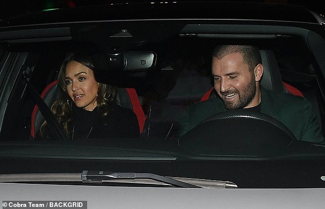 The duo enjoyed a delicious meal inside the restaurant before heading out together in Andrea's white Audi.