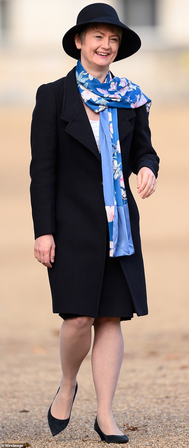 Home Secretary Yvette Cooper wore a hat in the horse guard parade to welcome the Emir of Qatar at the start of his visit. The emir refused to ask why he had an upside-down flower pot on his head