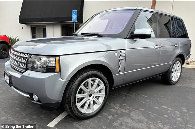 His 2012 Land Rover Range Rover Supercharged was purchased by a bidder who shelled out $30,750 for the vehicle.