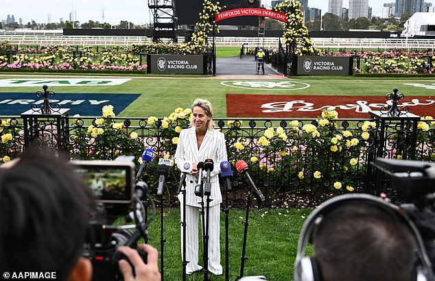 VRC's new boss, Kylie Rogers (pictured centre), faces a difficult task in turning around the company's financial fortunes.