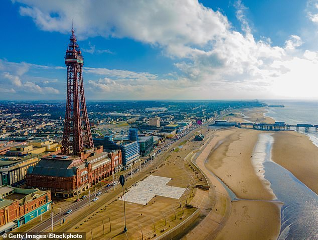 But at the other end of the scale, the Blackpool children (pictured) are only expected to turn 73.