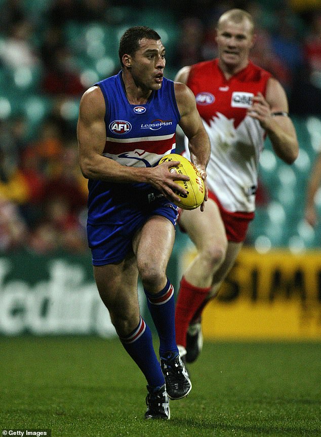 Paul Dimattina in his days as a Western Bulldogs player