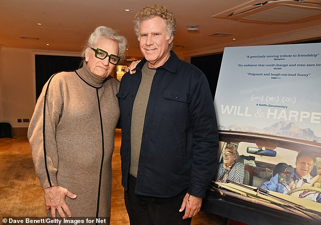 Will Ferrell and his close friend Harper Steele, the subjects of Josh Greeneenbaum's new documentary, also attended the London event.