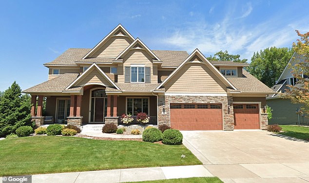 Thompson lived in this $1.5 million mansion with his wife and children in Minnesota, and was in New York to give a presentation on United Healthcare's 2025 financial outlook