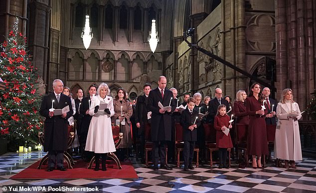 King Charles and Queen Camilla also took part in the festivities, as did Sophie, the then Countess of Wessex, Zara and Mike Tindall, the Duke of Kent and other royals.