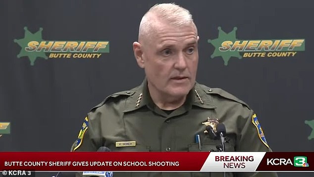 Sheriff Kory Honea said the gunman may have attacked the Feather River School of Seventh-Day Adventists in Palermo because of his religious beliefs.