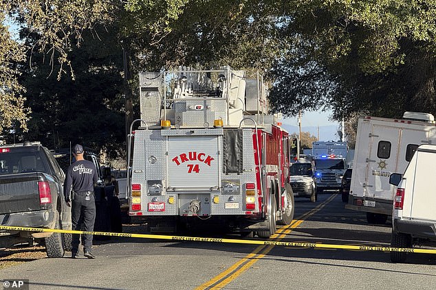 Emergency responders report outside Feather River Adventist School after a shooting