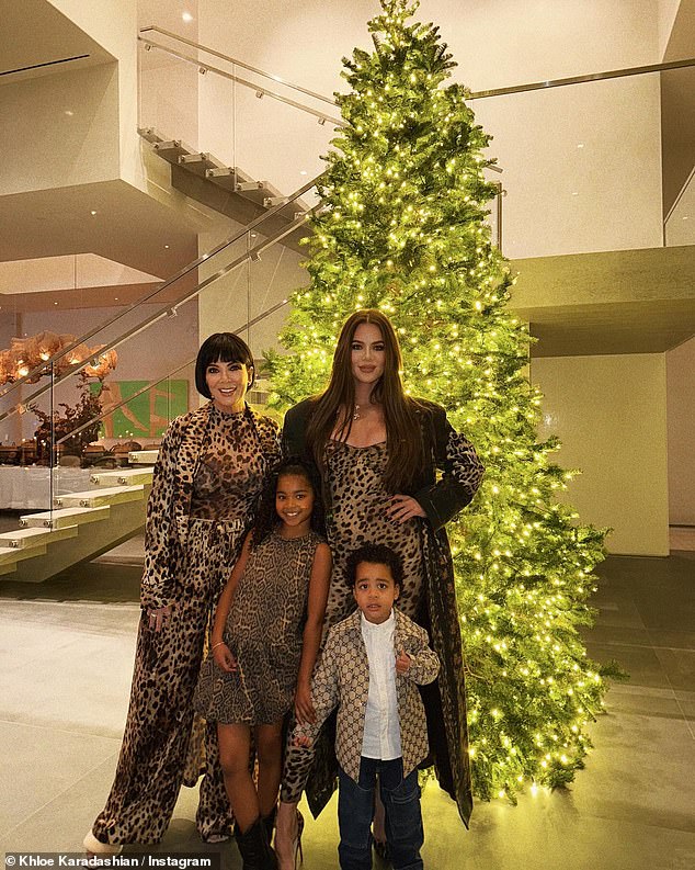 As Khloé celebrated the holidays with her family this week, one fan commented: 