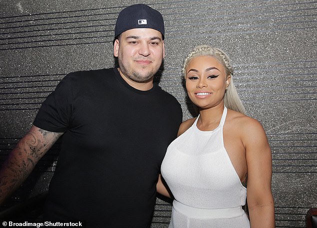 Her daughter Blac Chyna, whose real name is Angela White, shares an eight-year-old daughter, Dream, with her ex-fiancé and Kardashian brother, Rob (Blac Chyna and Rob pictured in 2016).