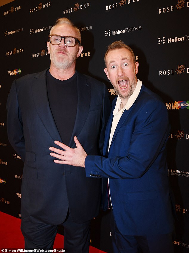 The comedian and his Taskmaster co-creator Alex Horne were all smiles as they attended the 63rd Rose d'Or Awards on Monday night.