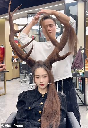 Zhao said he has a lot of fun being creative with his hairstyles.