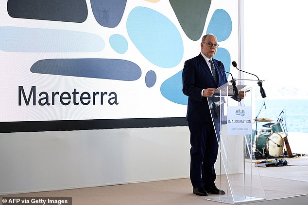 Prince Albert of Monaco attended the opening of the new development and highlighted Mareterra's environmental credentials