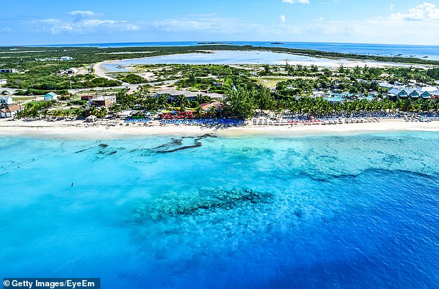 A source claims that Trump's transition team has already contacted popular beach holiday destinations Turks and Caicos (pictured), Panama, Grenada and the Bahamas to work out a deal in which they can accept deportation flights from the US.