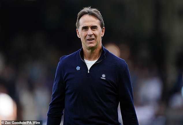 Julen Lopetegui's job at West Ham hangs in the balance after his side lost 3-1 to newly promoted Leicester on Tuesday night.