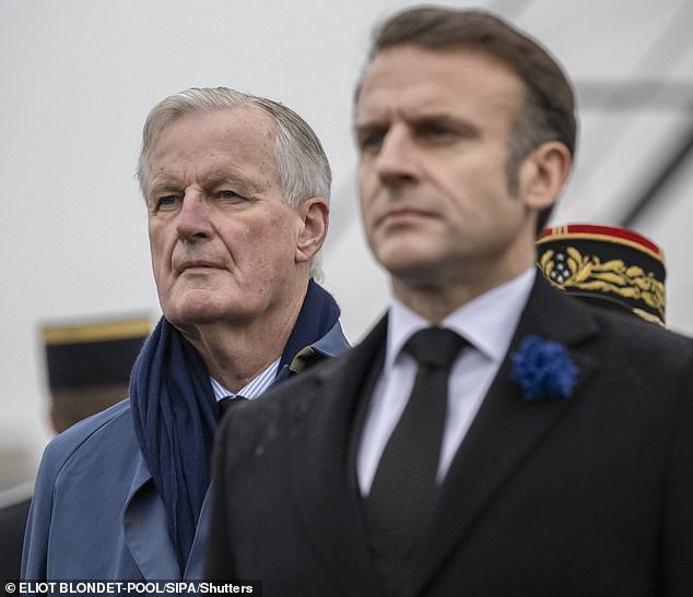 The President of France, Emmanuel Macron, and the Prime Minister of France, Michel Barnier.