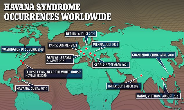 After U.S. embassy officials and staff reported hundreds of cases in nearly 70 countries, new reports of Havana syndrome declined sharply beginning in early 2022. But the mystery of what caused the ailments and alarm persists. (Above a chronological map of key incidents)