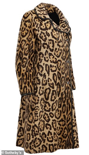 Sotheby's is auctioning off a faux leopard print jacket that once belonged to Carolyn