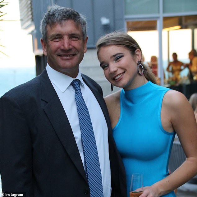 The anonymous source's claims are apparently backed up by the fact that Grace and Sasha no longer follow Armytage on Instagram. Richard is pictured with his daughter Sasha.