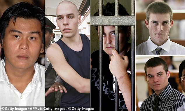 Si Yi Chen, Matthew Norman, Martin Stephens, Michael Czugaj and Scott Rush. A deal could soon be reached to bring the Bali Nine members home as details of the transfer are worked out.