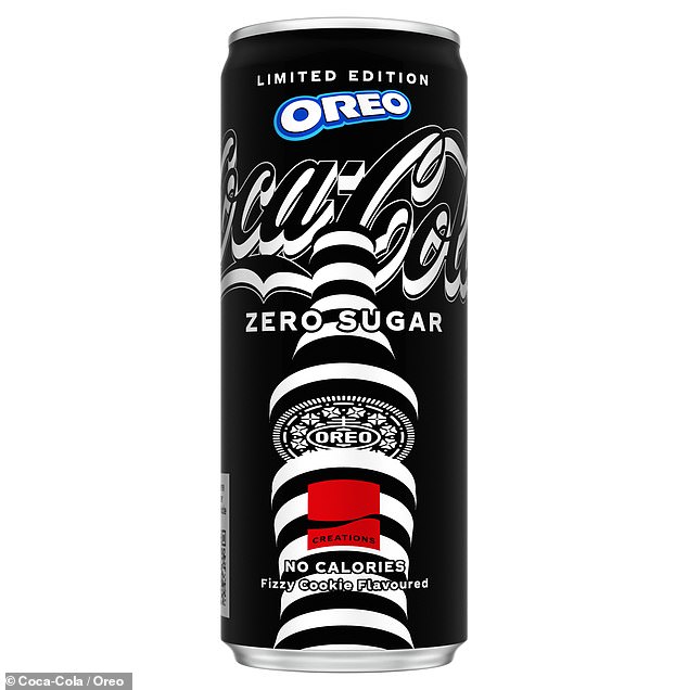 Coca-Cola previously collaborated with Oreos to create a new limited edition drink: Coca-Cola Oreo Zero Sugar (pictured)