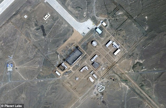 The image, taken on November 29 by Planet Labs and shared by The Warzone website, also shows a line of vehicles near the main facility.